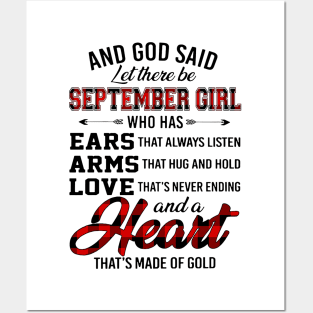 God Said Let There Be September Girl Who Has Ears Arms Love Posters and Art